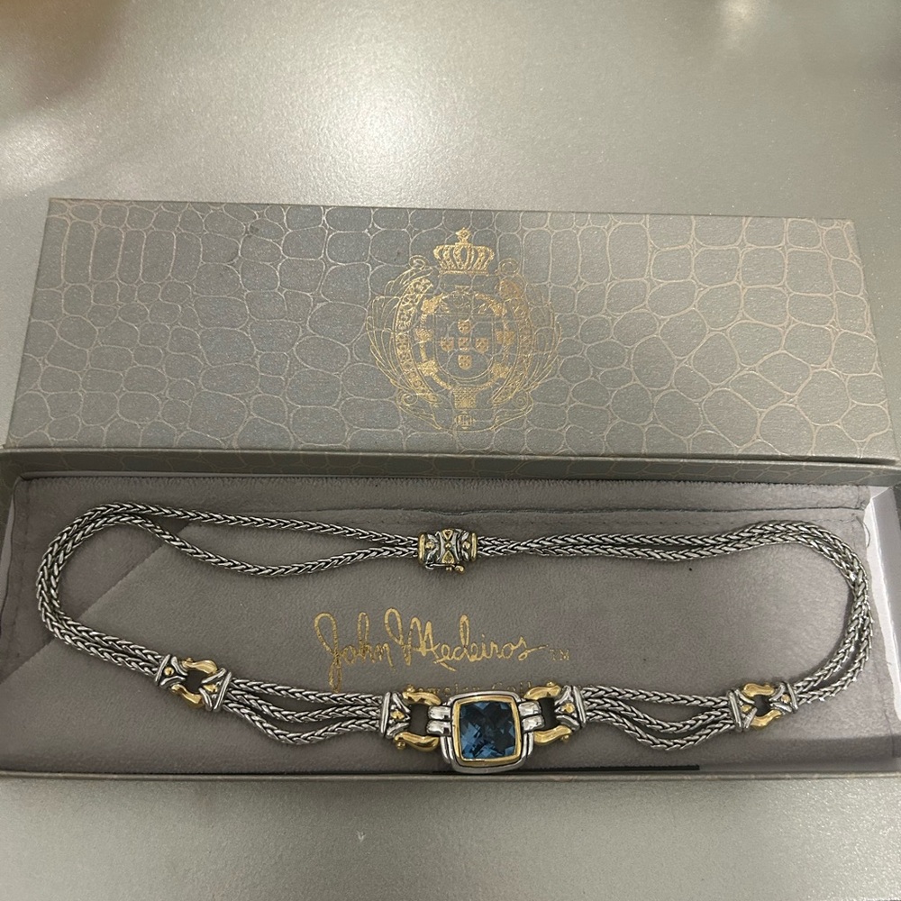 John Medeiros Necklace. Worn once. Comes with case.